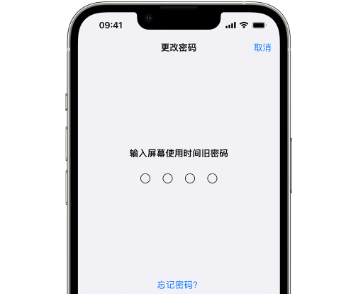 攀枝花iPhone屏幕维修分享iPhone屏幕使用时间密码忘记了怎么办 