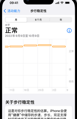 攀枝花iPhone手机维修如何在iPhone开启'步行稳定性通知'