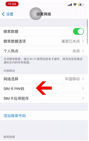 攀枝花苹果14维修网分享如何给iPhone14的SIM卡设置密码 