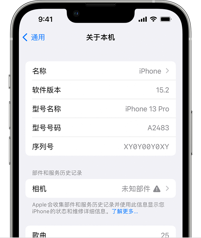 攀枝花苹果维修分享iPhone 出现提示相机“未知部件”是什么原因？ 