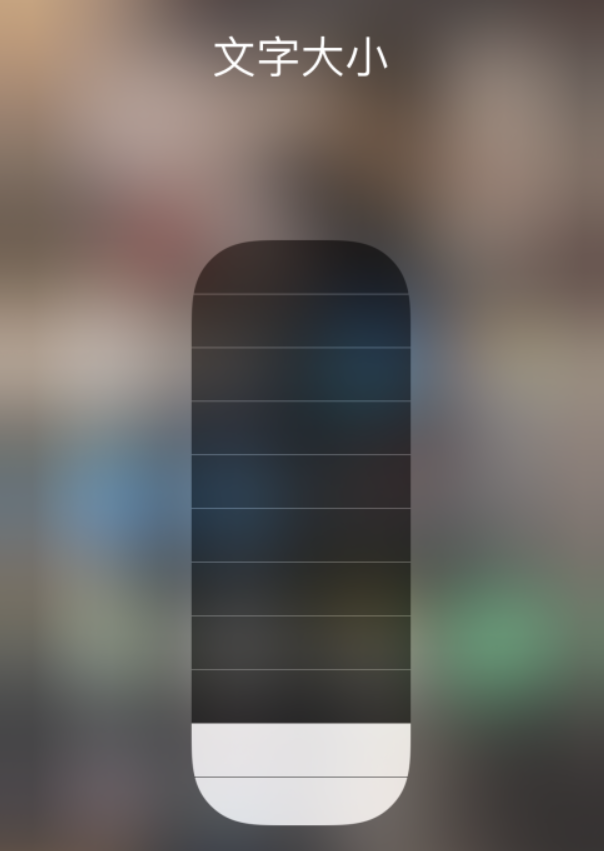 攀枝花苹果手机维修分享小技巧：在 iPhone 控制中心快速调节字体大小 