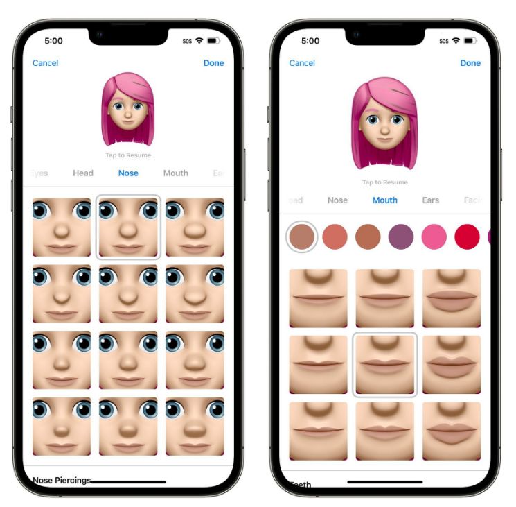 攀枝花苹果手机维修分享​iOS 16中的拟我表情有了哪些变化和升级 